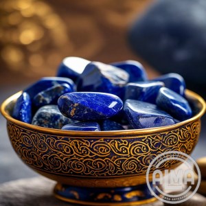 Lapizlázuli en cuenco grupo con logo